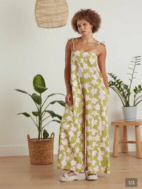 Known Supply Floral Jumpsuit